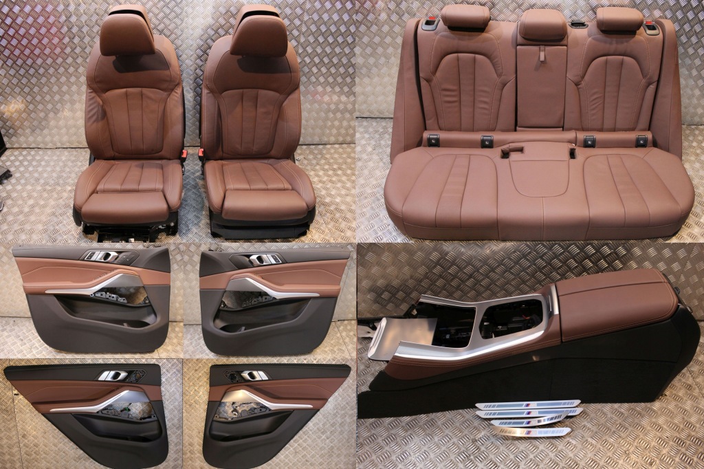 фото №1, Bmw x5 g05 sport обивка сиденья заднее сиденье обшивки