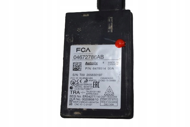 фото №8, Chrysler pacifica 17- датчик мертвого pola слепая зона 04672786ab