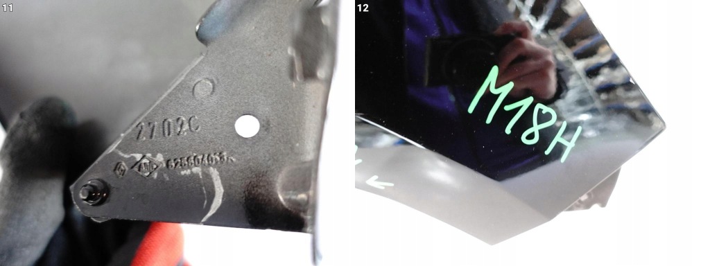 фото №12, Renault clio v 5 rs line 19-23 крила молдинг накладка правий перед