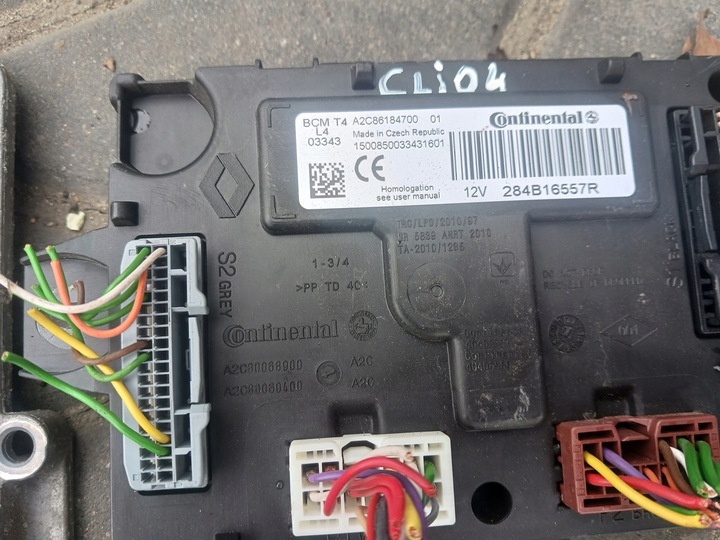 фото №3, Бортовой компьютер набор стартовый renault clio ibv 4 1.5 dci 2014 rok 237102747r