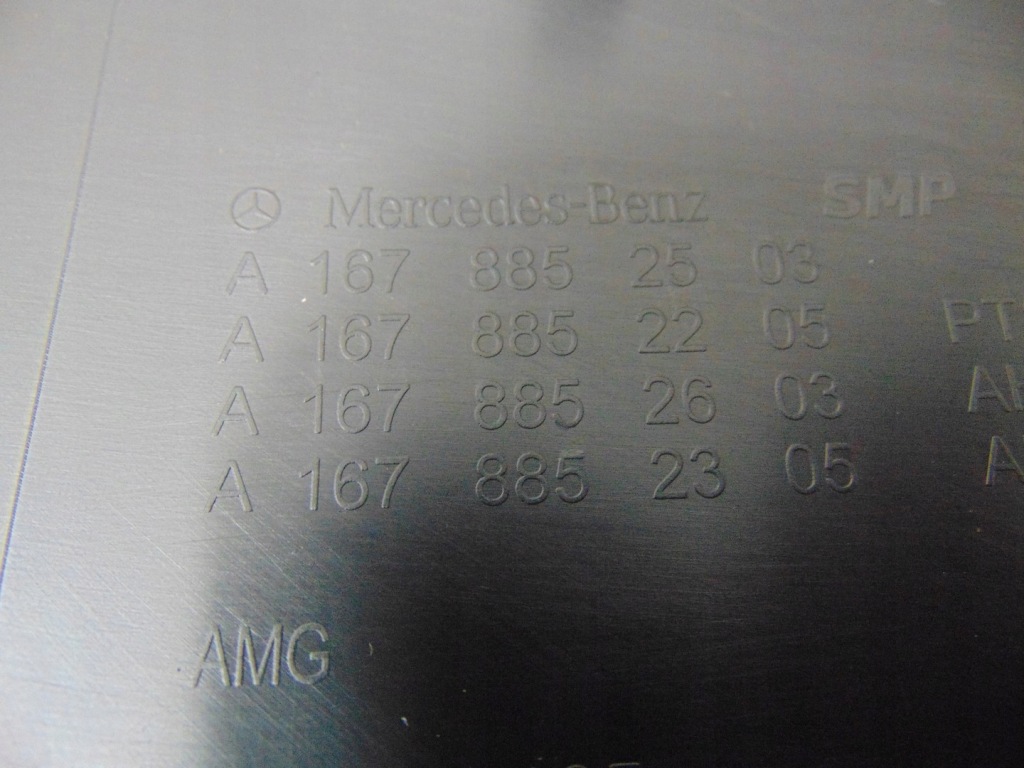 фото №13, Накладка спойлер бампера задняя mercedes w167 gle