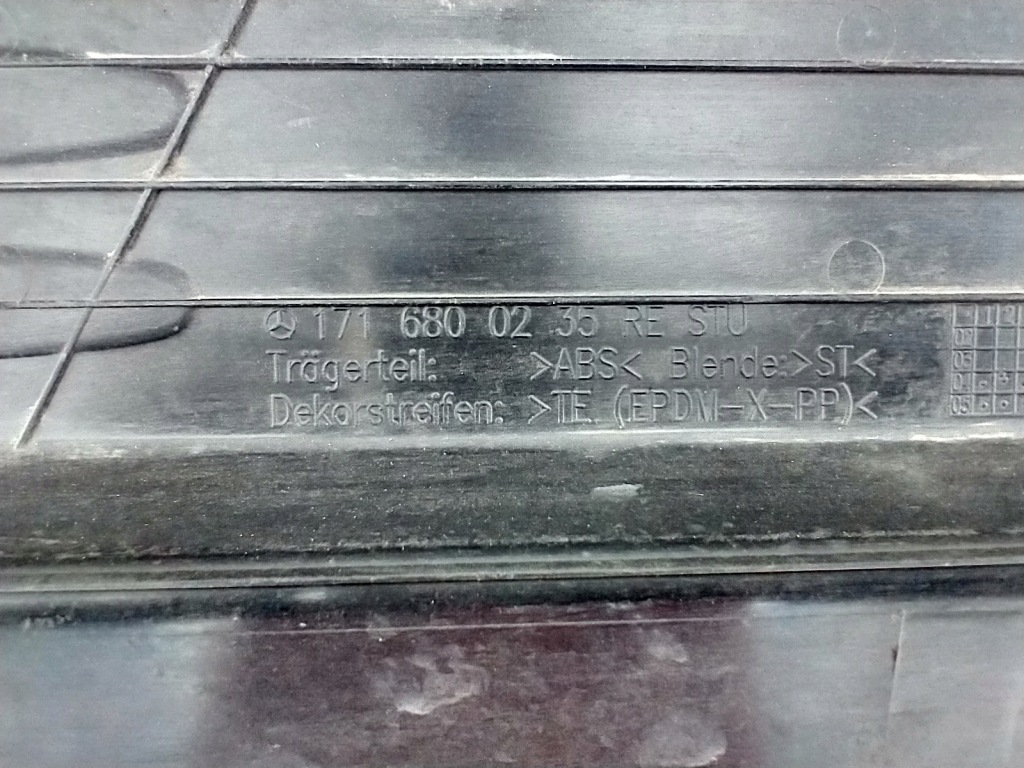 фото №16, Mercedes slk r171 w171 молдинг поріг накладка поріг права a1716800235