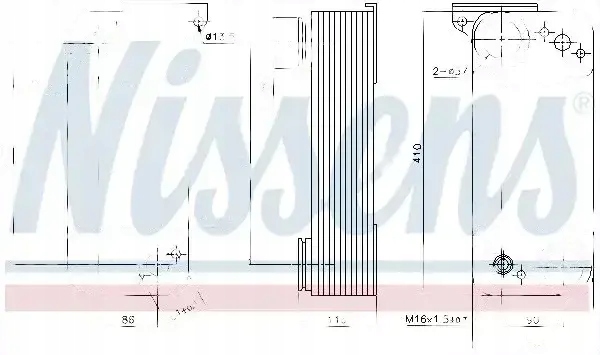 фото №1, Радиатор масла 90768 nissens