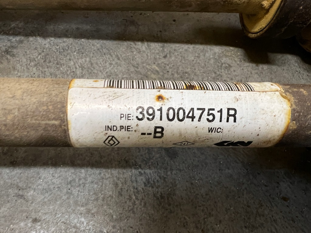 фото №7, Приводной вал перед передняя правая правый dacia dokker 1.5 blue dci