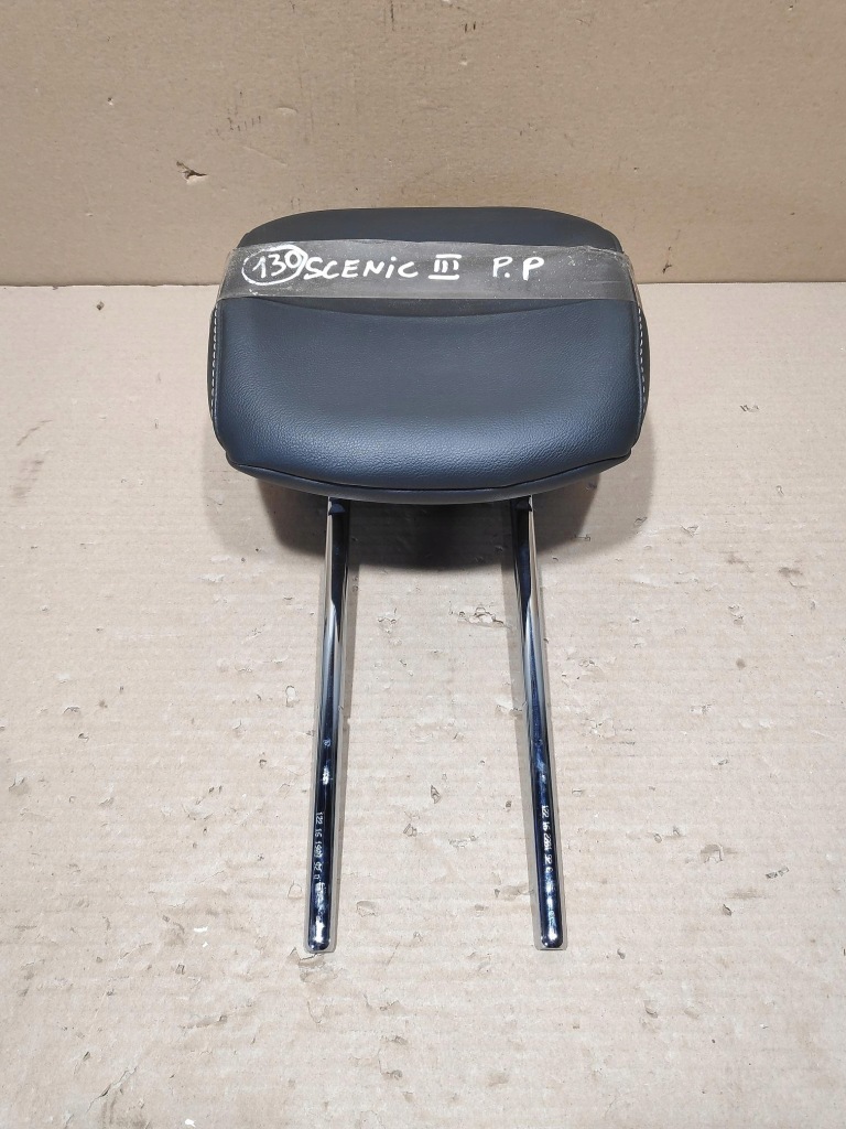 фото №5, Спинка сиденье подголовник полка полукожа правый перед renault scenic iii