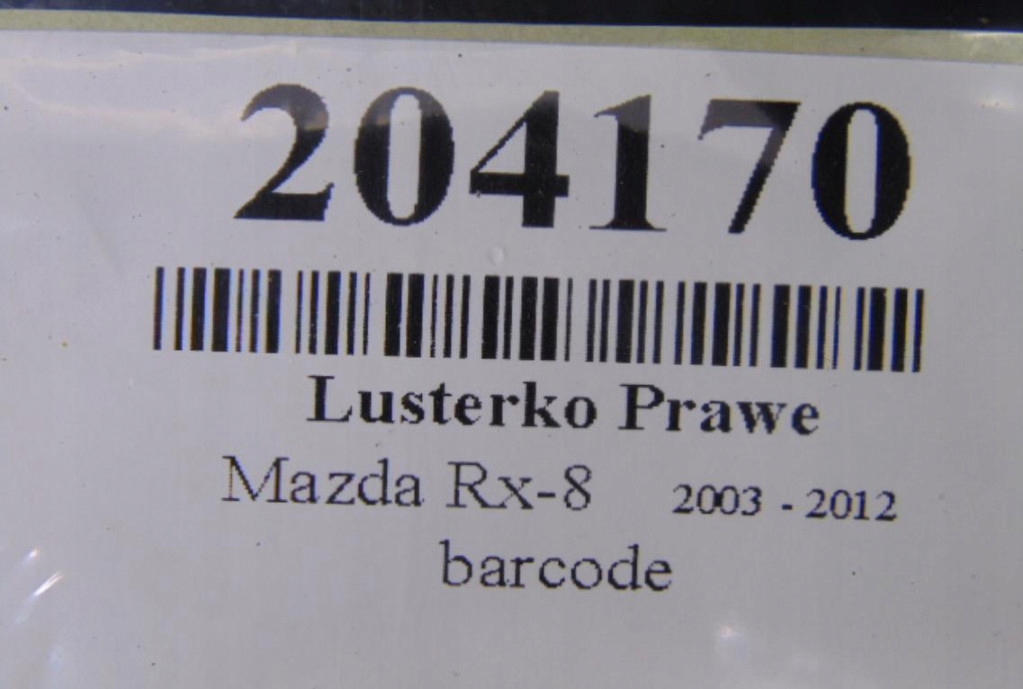 фото №7, Mazda rx-8 lusterkp праве