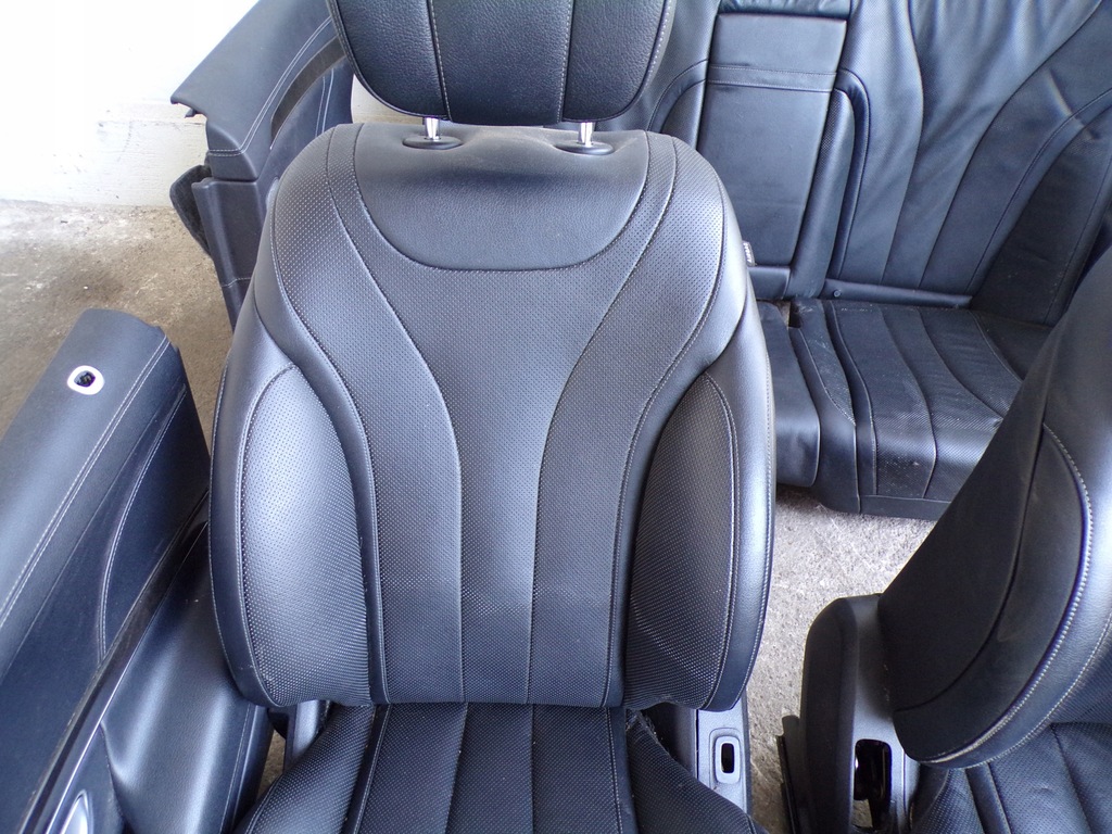 фото №8, Сиденья кожаный обшивки комплект mercedes w222 s klasa