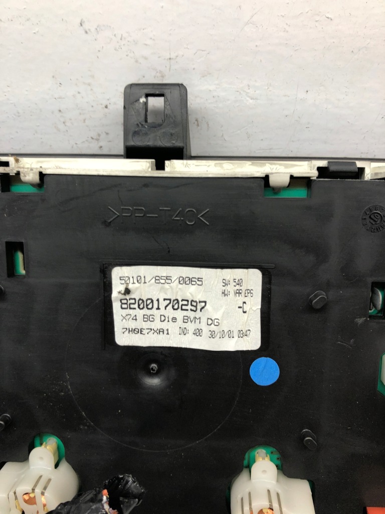 фото №5, Счетчик приборная панель 8200170297c renault