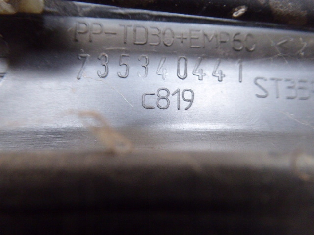 фото №8, Fiat panda ii 03- жабо перед пластиковый отражатель wody