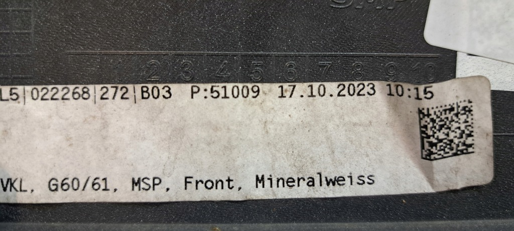 фото №14, Bmw 5 g60 g61 m набор бампер перед передний