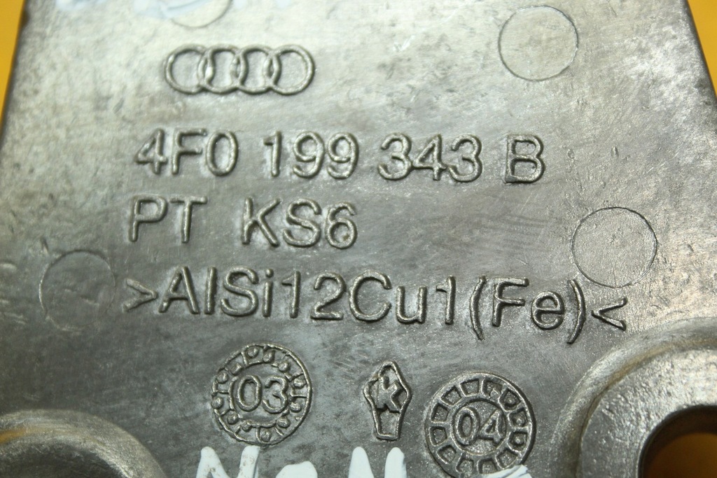 фото №6, Кронштейн кронштейн кронштейн двигуна audi a6 s6 c6 4.2 b bbk bat v8 4f0199343b