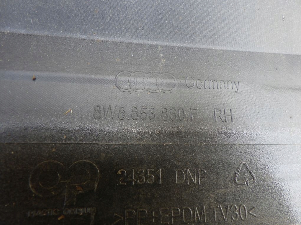фото №8, Audi a5 sportback 8w 8w8 20- молдинг порог порог правый левый