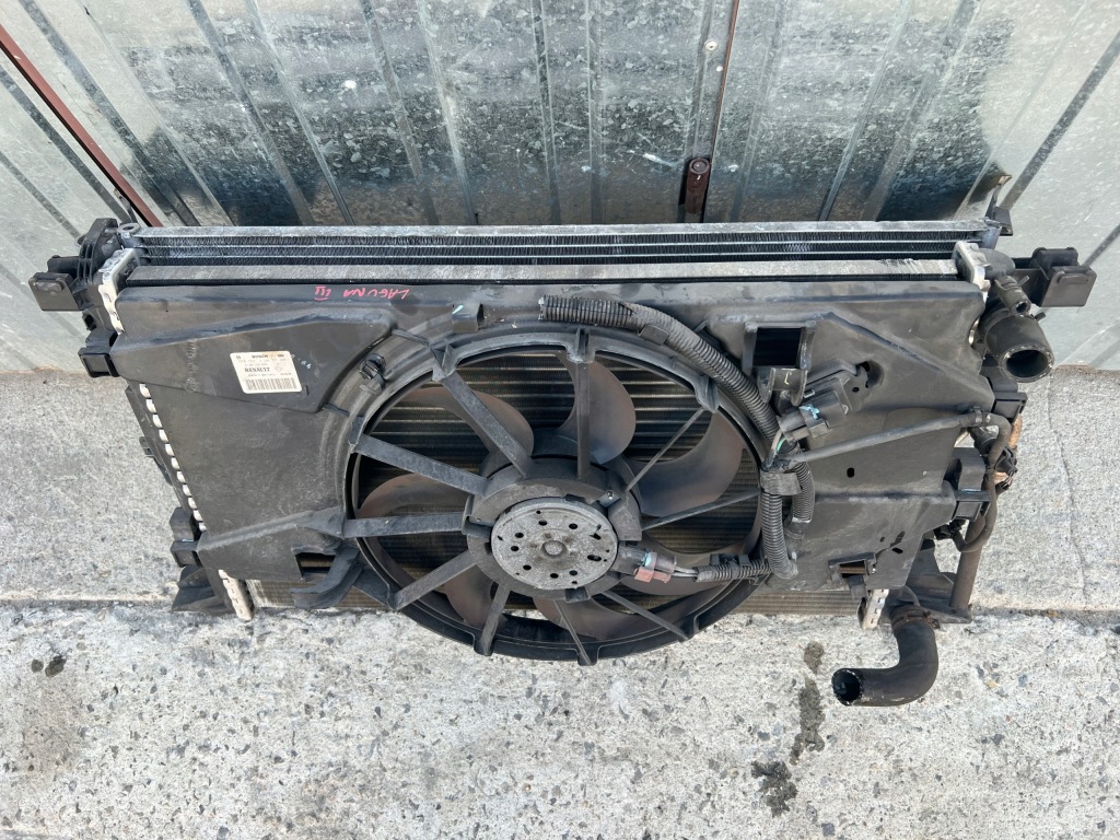 фото №3, Радиатор комплект renault laguna iii 2.0 16v b вентилятор