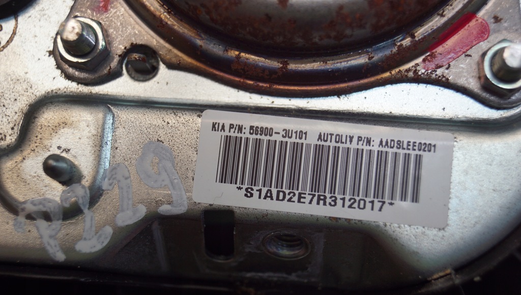 фото №12, Подушка безопасности водителя kia sportage iii 56900-3u101