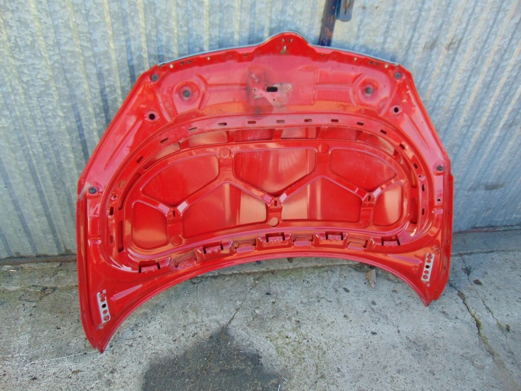 фото №15, Капот крышка двигателя skoda fabia ii lift roomster czerwona ładna