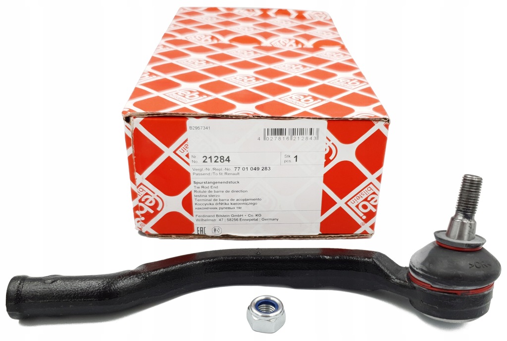 фото №1, Febi bilstein 21284 наконечник тяга кермовий поперечний