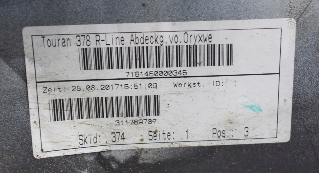 фото №6, Бампер перед 4xpdc омыватель vw touran ii 2015-