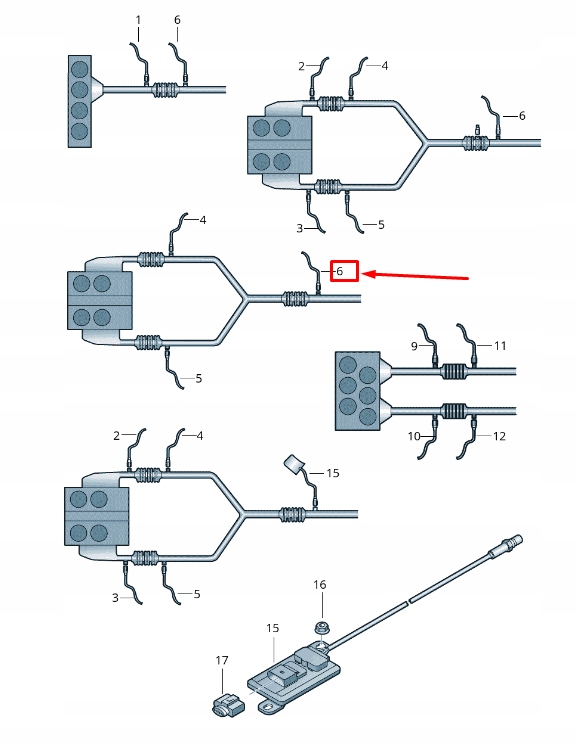 фото №1, Skoda rapid nh лямбда-зонд кислородный датчик lhd 04l906262s