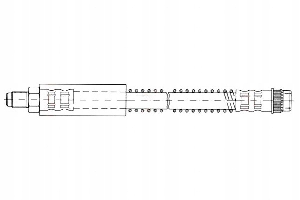 фото №2, Шланг гальмівний elast. renault clio i clio ii th