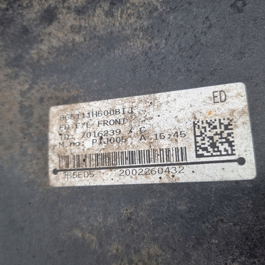 фото №13, Бампер kia ceed i lift 09-12 комплект решітка радіатора ґрати протитуманні фари графіт szary