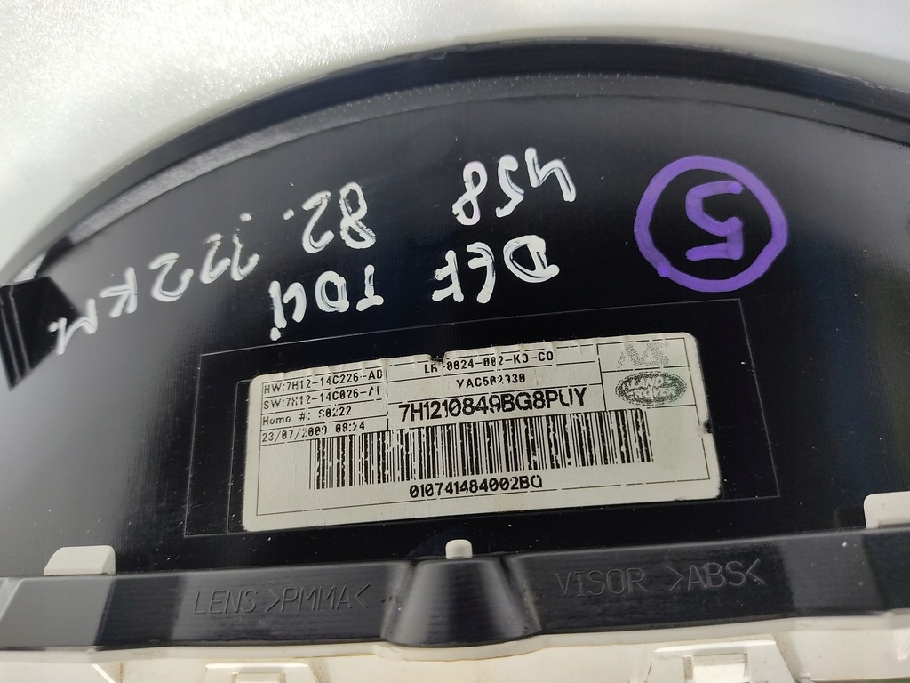 фото №8, Счетчик land rover defender 2.2 2.4 tdci 7h1210849bg 7h12-10849-bg 2007-14