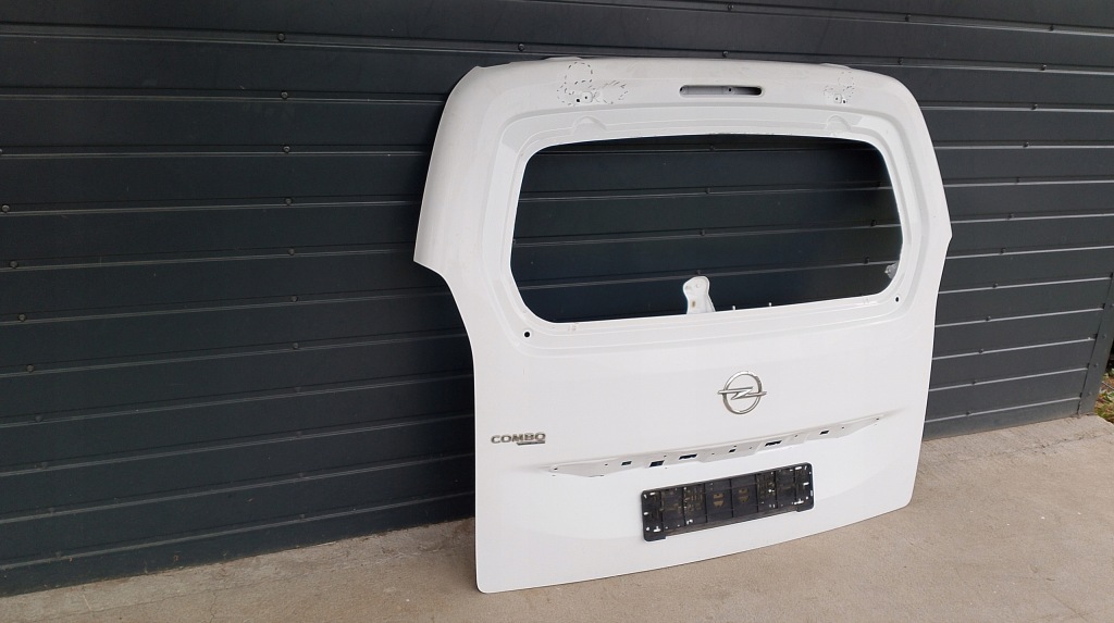 фото №4, Opel combo e rifter partner кришка багажника багажника білий відкривання скло