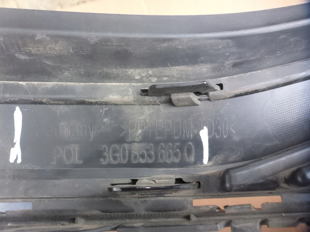 фото №11, Vw passat b8 lift 19- r-line решётка решётка радиатора левая бампера 3g0853665q orygina