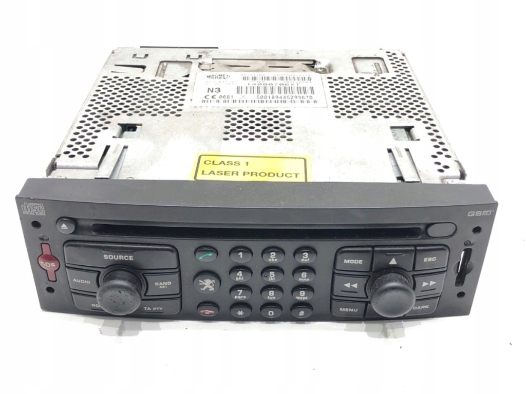 фото №1, Радио peugeot 807 14000706xt проигрыватель мультимедиа, стерео