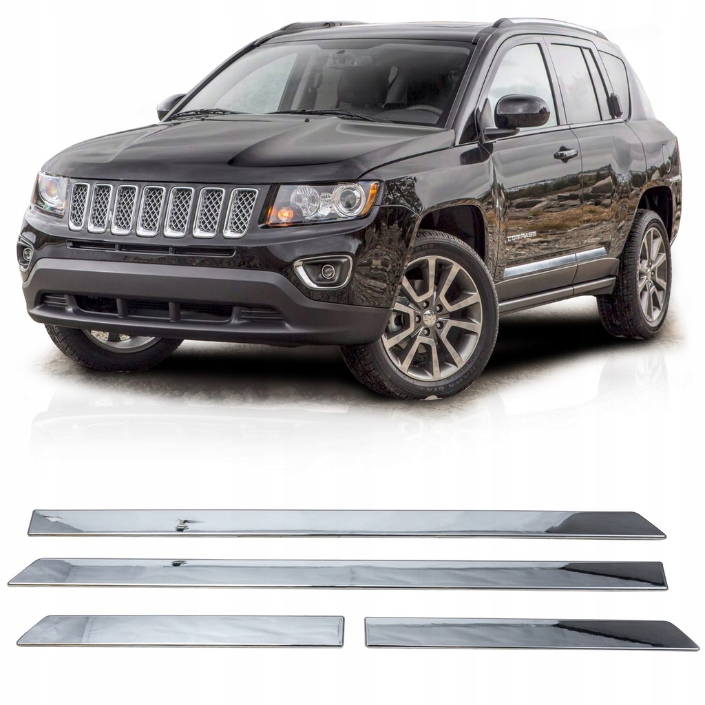 фото №1, Jeep compass i 2007-2017 декоративные накладки дверь