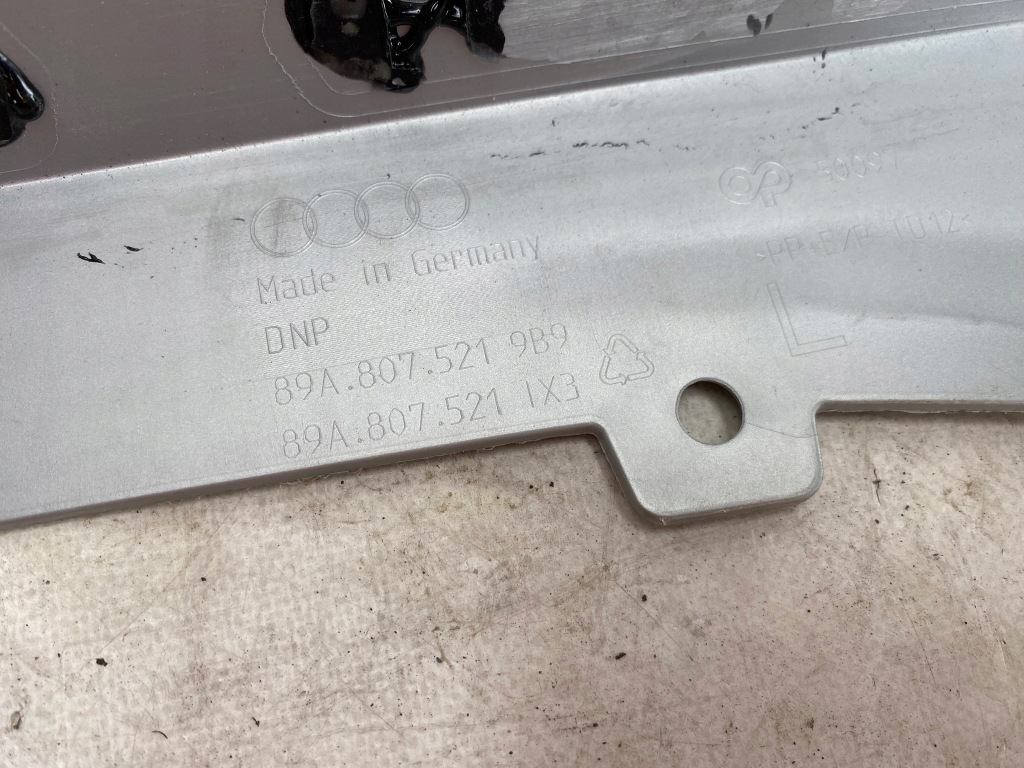 фото №10, Audi q4 e-tron 21- спойлер накладка дифузор бампера задня 89a807521