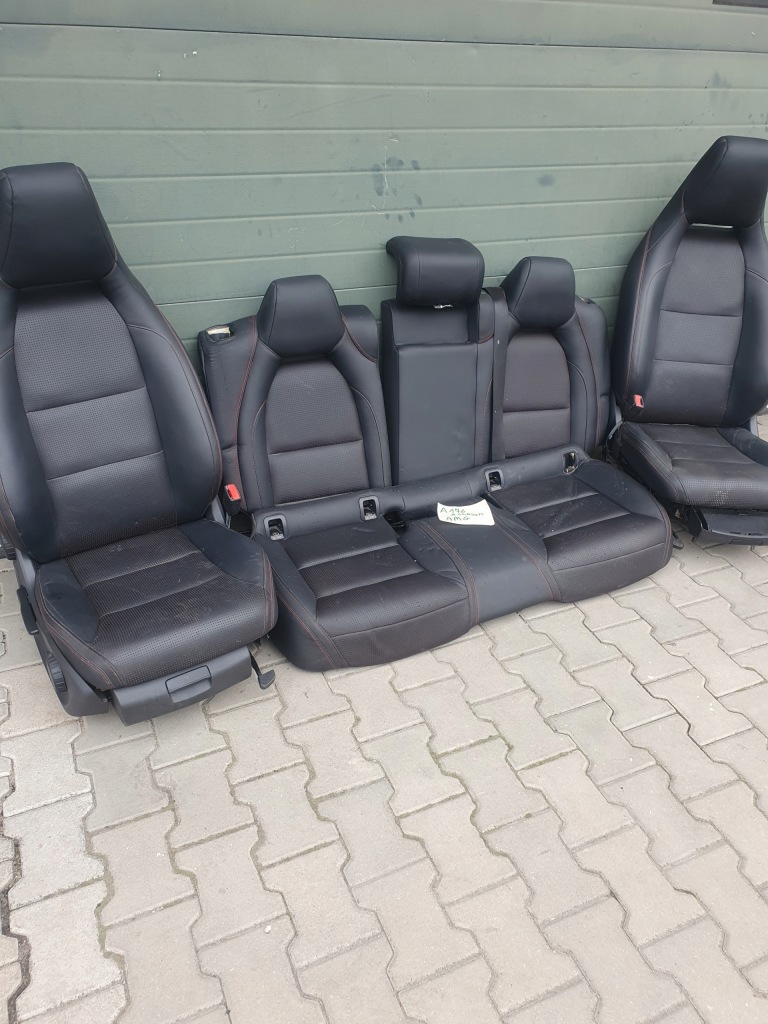 фото №1, Салон середина сидіння заднє сидіння шкіра amg w176 a176