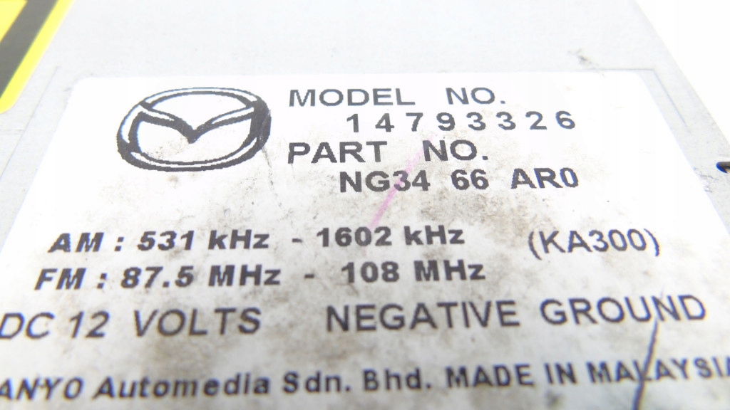 фото №6, Радіо cd mazda mx-5 mx5 nc 14793326