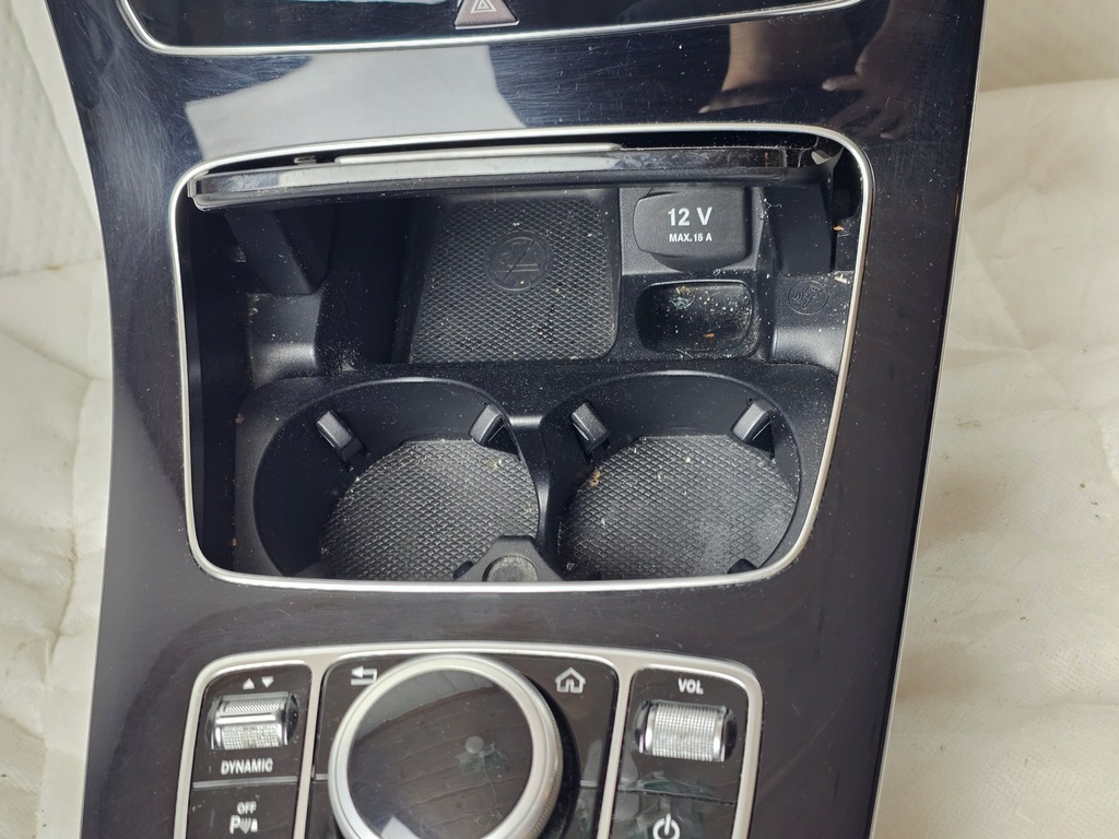 фото №9, Dekor тунель панель середній керування перемикач консолі mercedes w213