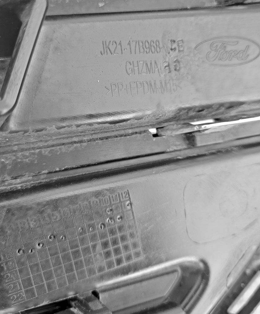 фото №8, Решётка радиатора решётка радиатора ford transit custom 1 lift 2017-23