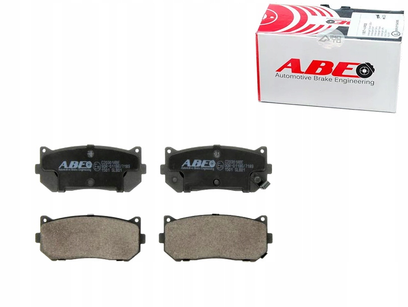 фото №1, Abe тормозные колодки тормозные kia carens i carens ii clarus