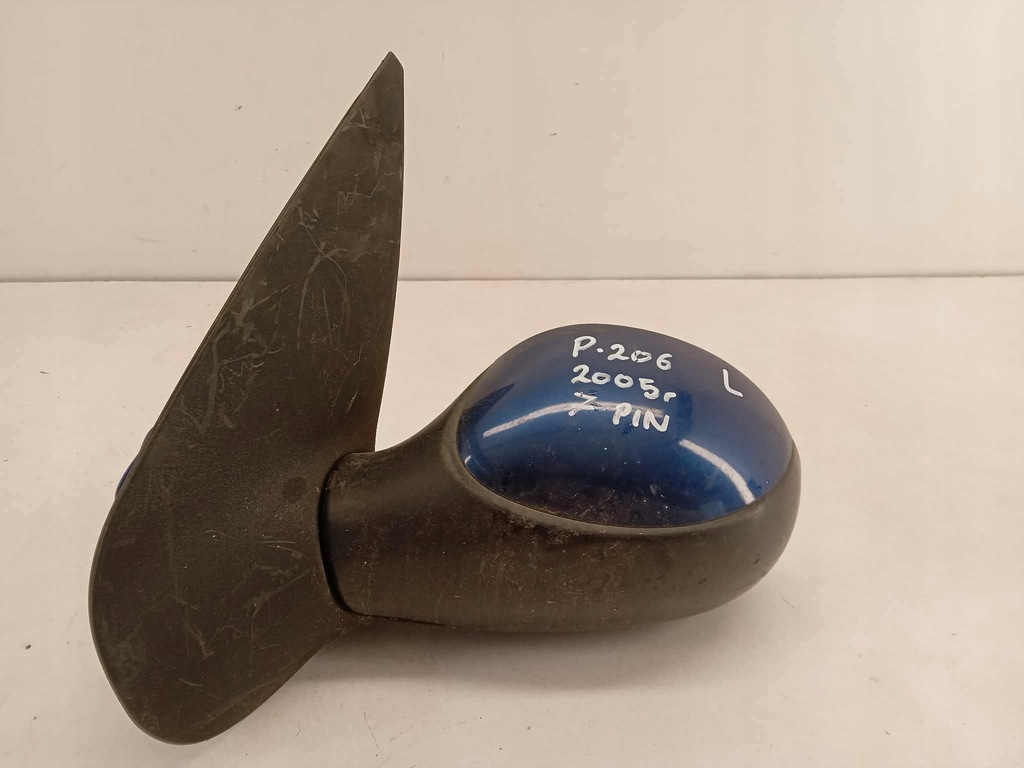 фото №1, Зеркало левая дверь peugeot 206 7 pin