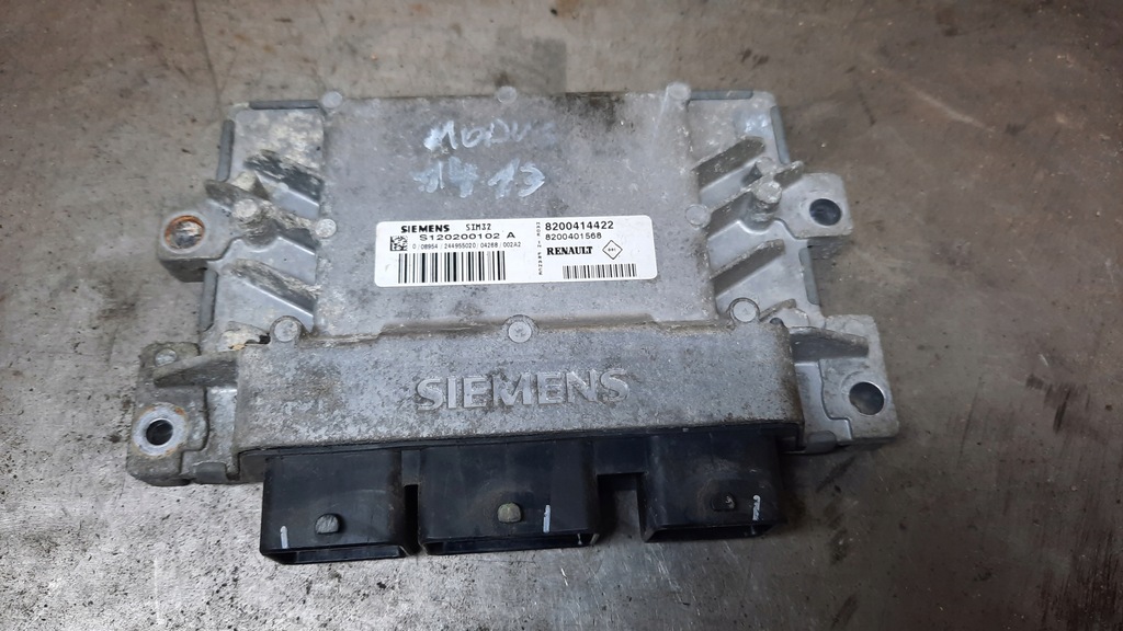 фото №1, Бортовий комп'ютер двигуна 8200414422 renault modus 1.2 16v