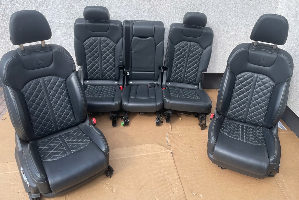 фото №1, Audi sq7 4m сиденья заднее сиденье кожа комплект