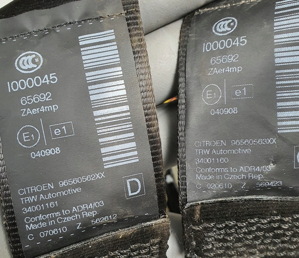 фото №12, Панель приладів консоль подушки безпеки ремені citroen c5 iii x7