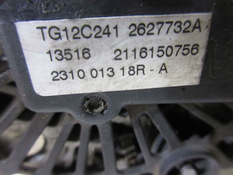 фото №3, Генератор renault captur 1.5 dci 231001318r