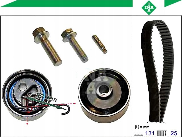 фото №2, Ina 530 0494 10 набір ремінь розподільного валу