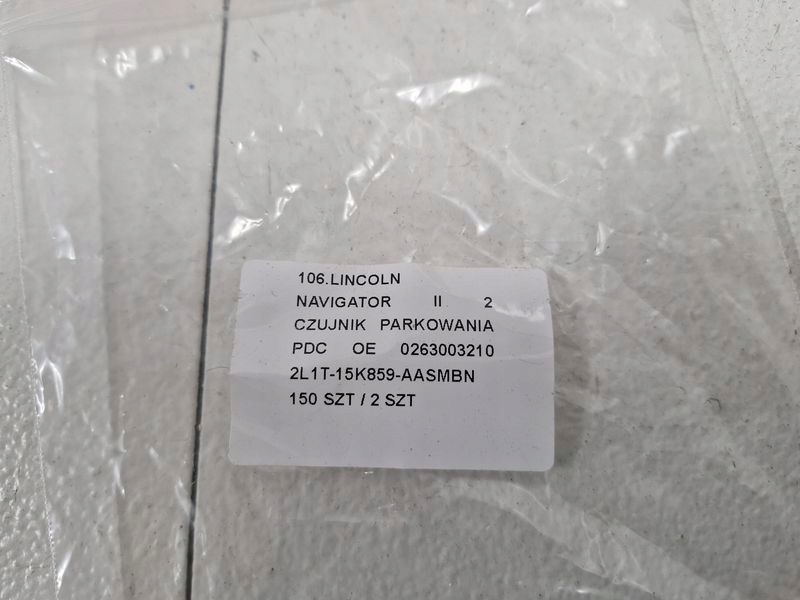 Lincoln navigator ii датчик парковки pdc 0263003210 2l1t-15k859-aasmbn Недорого