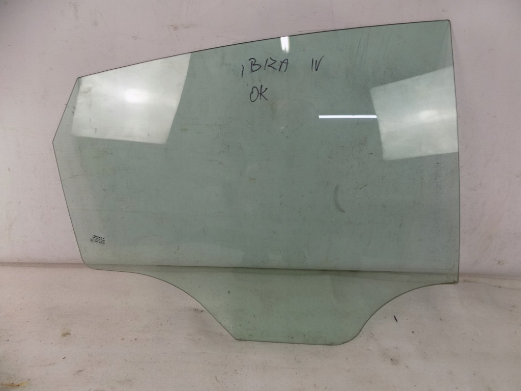 фото №1, Seat ibiza iv стекло дверь правая задняя 2009r