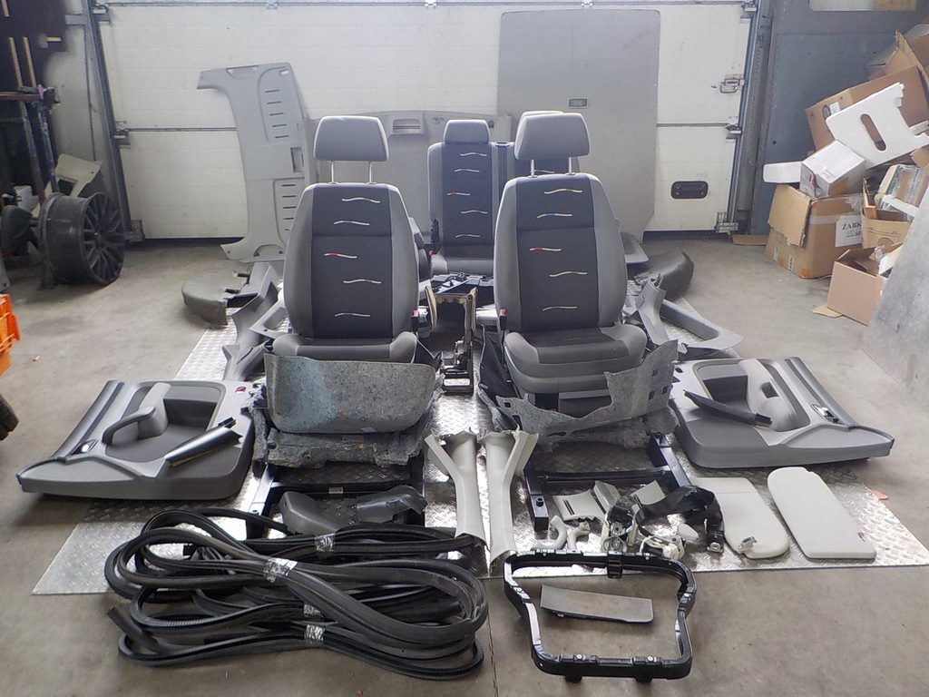 фото №1, Vw caddy iii 03-10 сидіння обшивки салон комплект