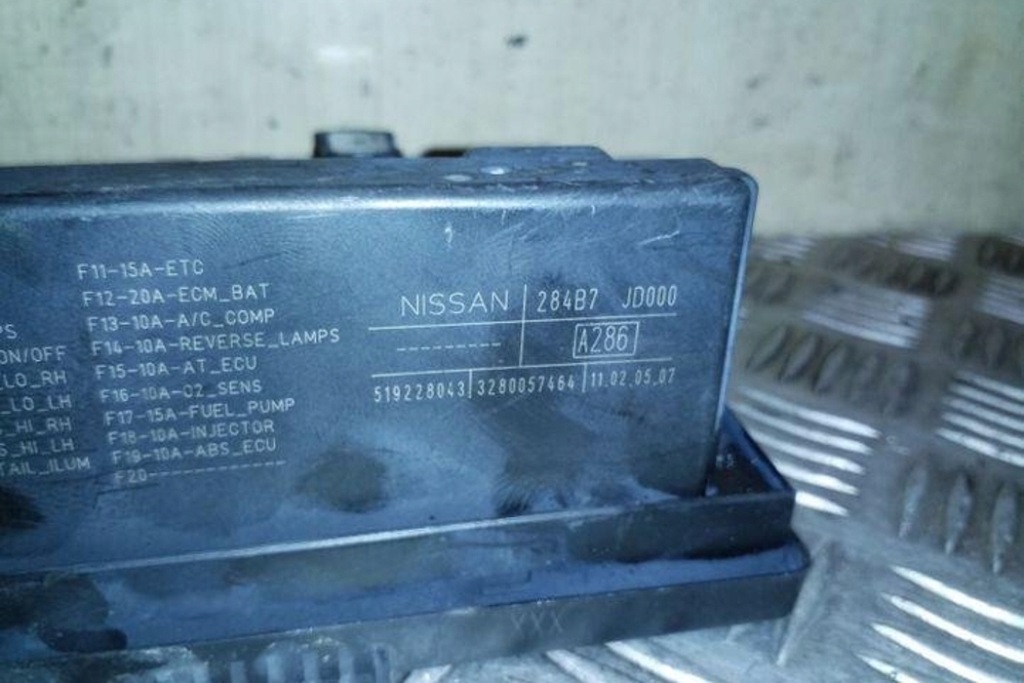 фото №7, Коробка предохранителей nissan qashqai ii j11, j11_ 284b7jd000 1.5l дизель