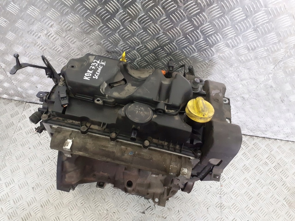 фото №1, Двигатель renault scenic ii 1.5 dci k9k732 комплект