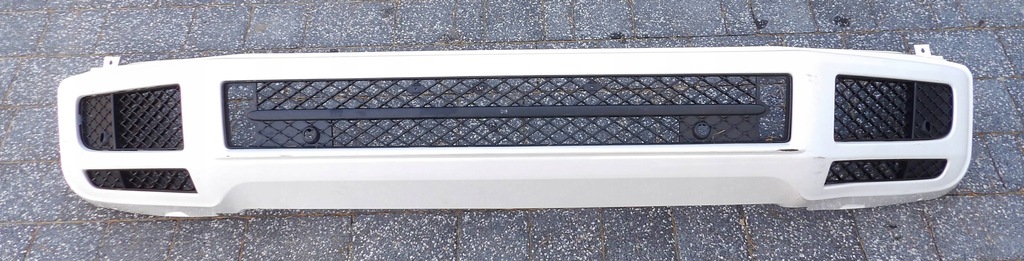 фото №1, Mercedes g klasa w463 бампер передній білий перламутр