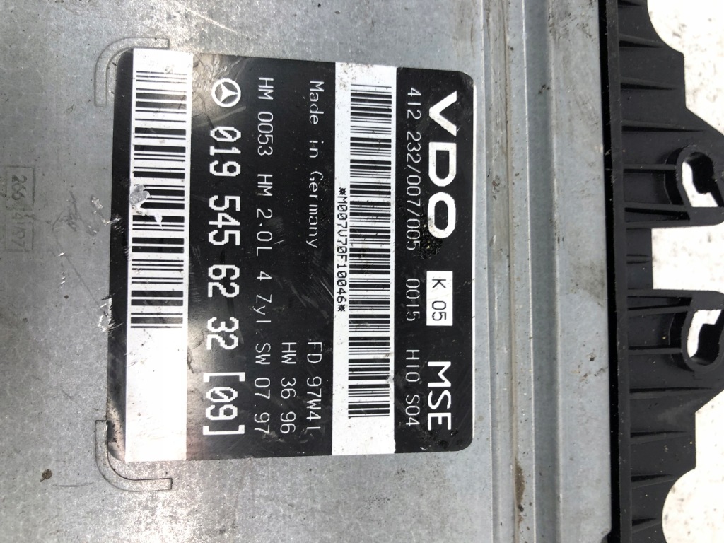 фото №1, Бортовой компьютер двигателя mercedes 0195456232