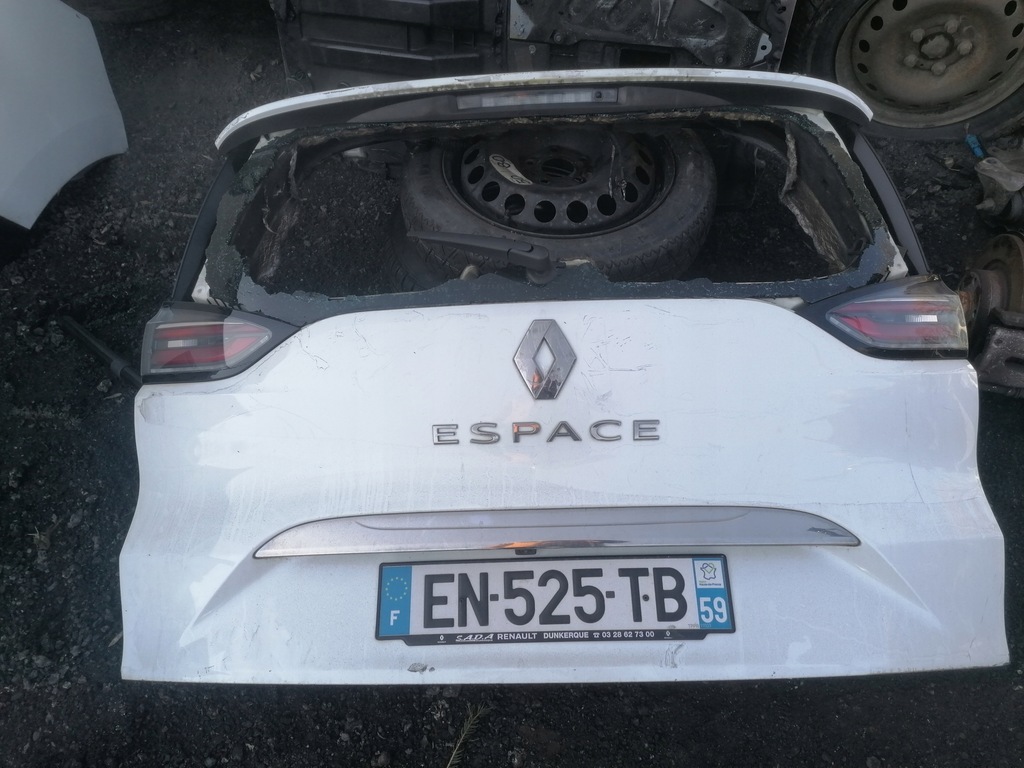 фото №1, Renault espace v крышка багажника задняя teqnc na запчасти