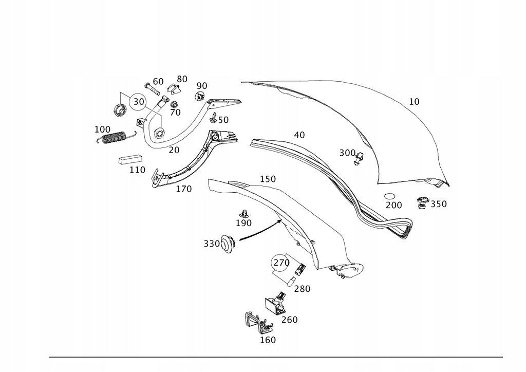 фото №1, Крышка багажника задняя багажника mercedes cla c117